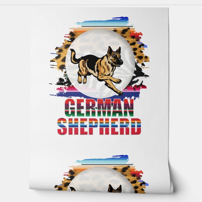 German Shepherd Wallpaper (Unrolling)