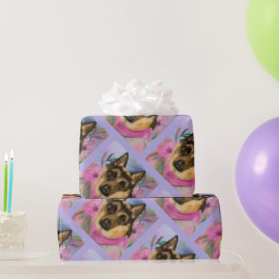 GERMAN SHEPHERD      WRAPPING PAPER