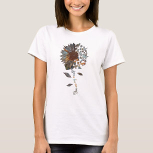 German Shepherd You Are My World Sunflower Graphic T-Shirt
