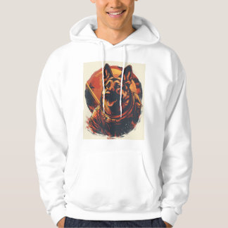 German Shepherds Exploring Space Hoodie