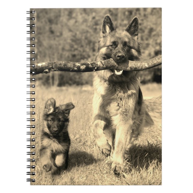 German Shepherds Notebook (Front)