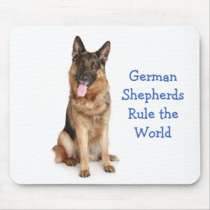 German Shepherds Rule the World Mousepad