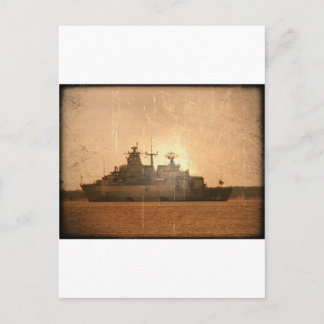 German Ship Postcard