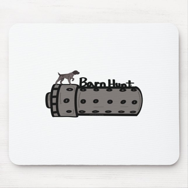 German Short Hair Pointer Barnhunt Sticker  Mouse Pad (Front)