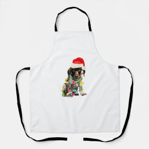 German Shorthair Pointer Christmas Design Apron