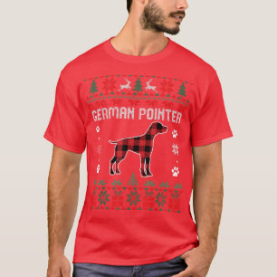 German Shorthair Pointer Dog Lover Ugly Christmas T-Shirt