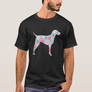 German Shorthair Pointer GSP Dog Mom Valentines Da T-Shirt