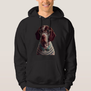 German Shorthair Pointer  GSP Mom Dad Hoodie