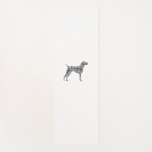 German Shorthair Pointer I GSP Dog Mom I Love Hear Yoga Mat