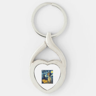 German Shorthaired Pointer 1 Cute Dog Halloween Ja Keychain