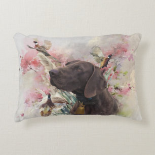 German shorthaired pointer accent pillow