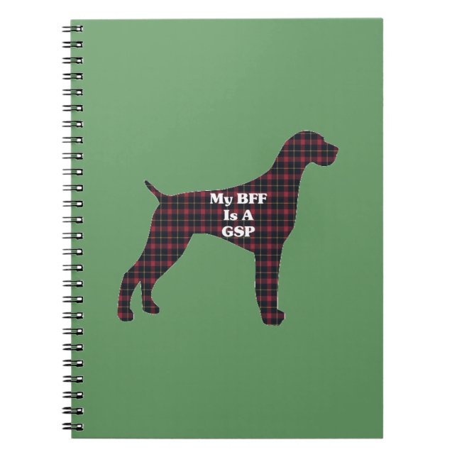 GERMAN SHORTHAIRED POINTER BFF NOTEBOOK (Front)