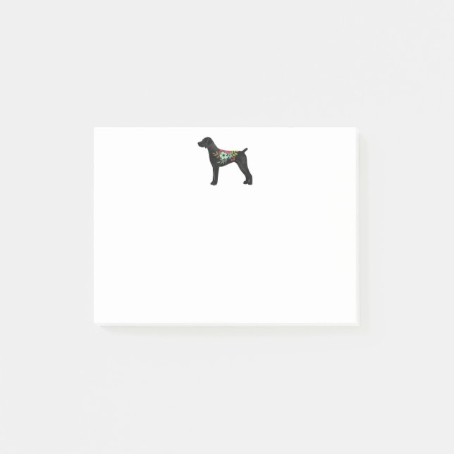 German Shorthaired Pointer Boho Silhouette Post-it Notes (Front)