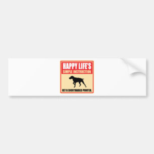 German Shorthaired Pointer Bumper Sticker