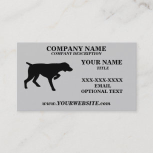 GERMAN SHORTHAIRED POINTER - Business Card Templat