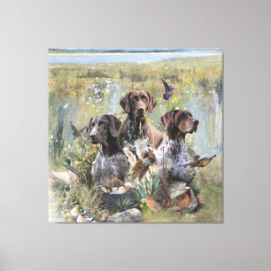 German Shorthaired Pointer  Canvas Print