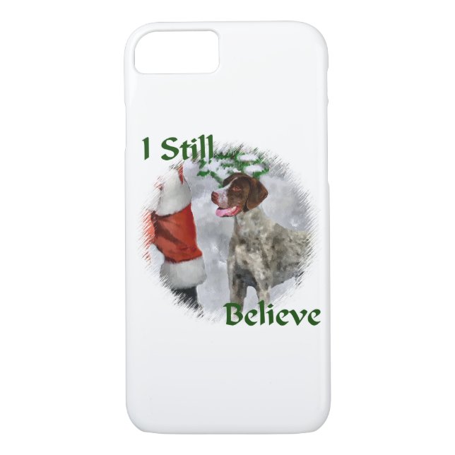 German Shorthaired Pointer Christmas Case-Mate iPhone Case (Back)