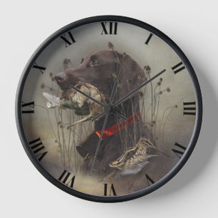 German Shorthaired Pointer Clock