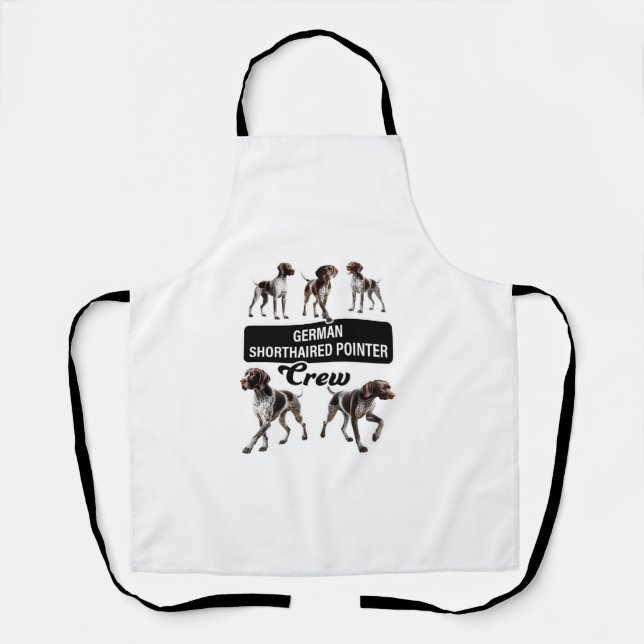 German Shorthaired Pointer Crew  Apron (Front)
