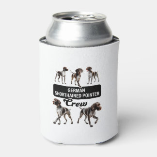 German Shorthaired Pointer Crew  Can Cooler