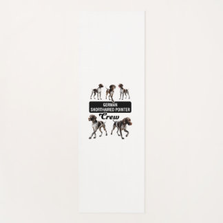 German Shorthaired Pointer Crew  Yoga Mat