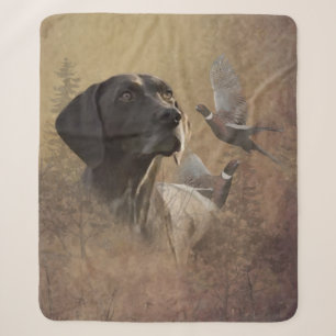 German Shorthaired Pointer ,Deutsch Kurzhaar  Sherpa Blanket