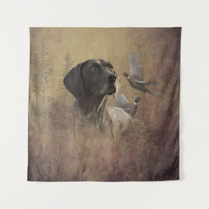 German Shorthaired Pointer ,Deutsch Kurzhaar Tapes Tapestry