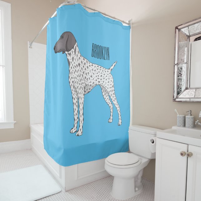 German Shorthaired Pointer dog cartoon  (In Situ)