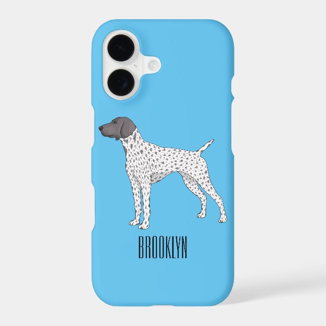 German Shorthaired Pointer dog cartoon (Back)