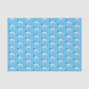 German Shorthaired Pointer dog cartoon  Tissue Paper