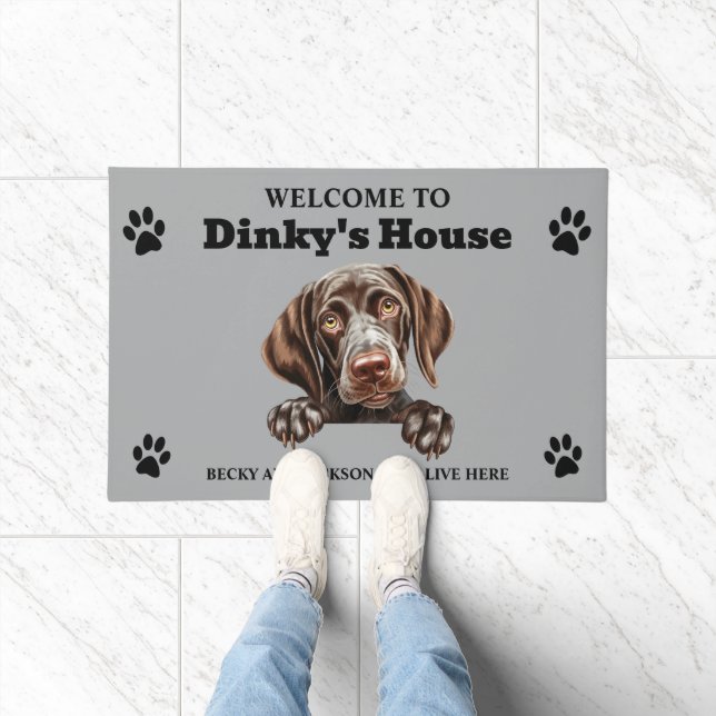 German Shorthaired Pointer Dog Doormat (Indoor)