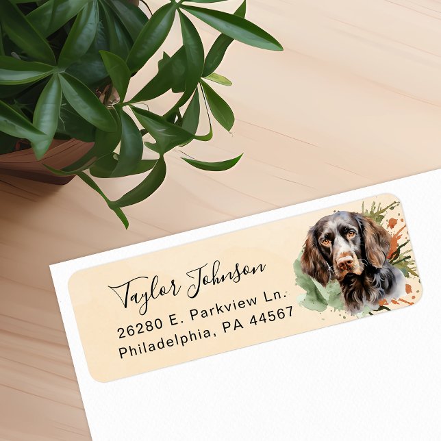 German Shorthaired Pointer Dog Return Address (Creator Uploaded)