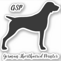 German Shorthaired Pointer Dog Silhouette GSP