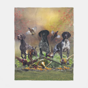 German Shorthaired Pointer Fleece Blanket