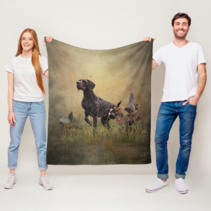 German Shorthaired Pointer     Fleece Blanket