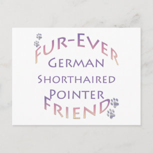 German Shorthaired Pointer Furever Postcard