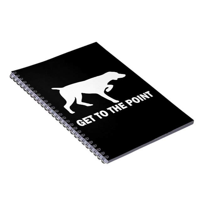 German Shorthaired Pointer "Get to the Point" Notebook (Right Side)