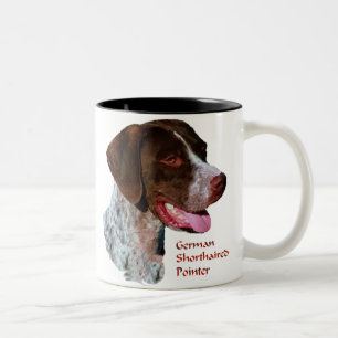 German Shorthaired Pointer Gifts Two-Tone Coffee Mug