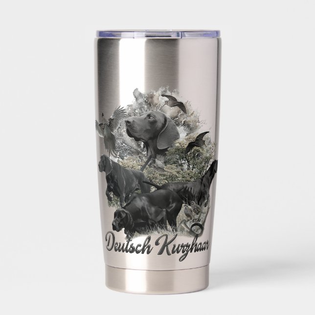 German Shorthaired pointer   Insulated Tumbler (Front)