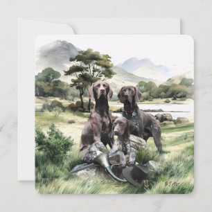 German Shorthaired Pointer Invitation