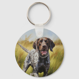 German Shorthaired Pointer Keychain
