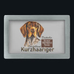 German Shorthaired Pointer Kurzhaar Belt Buckle<br><div class="desc">German Shorthaired Pointer Kurzhaar Portrait ...  digital painting</div>