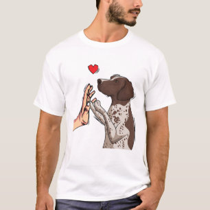 German Shorthaired Pointer Love GSP Dog Mom Girls T-Shirt