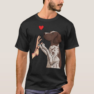 German Shorthaired Pointer Love GSP Dog Mom Girls  T-Shirt