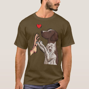 German Shorthaired Pointer Love GSP Dog Mom Girls  T-Shirt