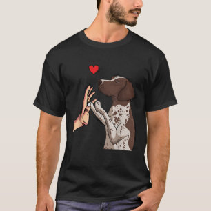German Shorthaired Pointer Love GSP Dog Mom Girls  T-Shirt