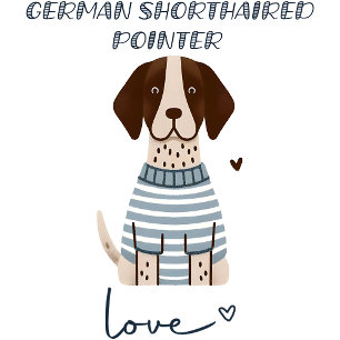German Shorthaired Pointer Love T-Shirt