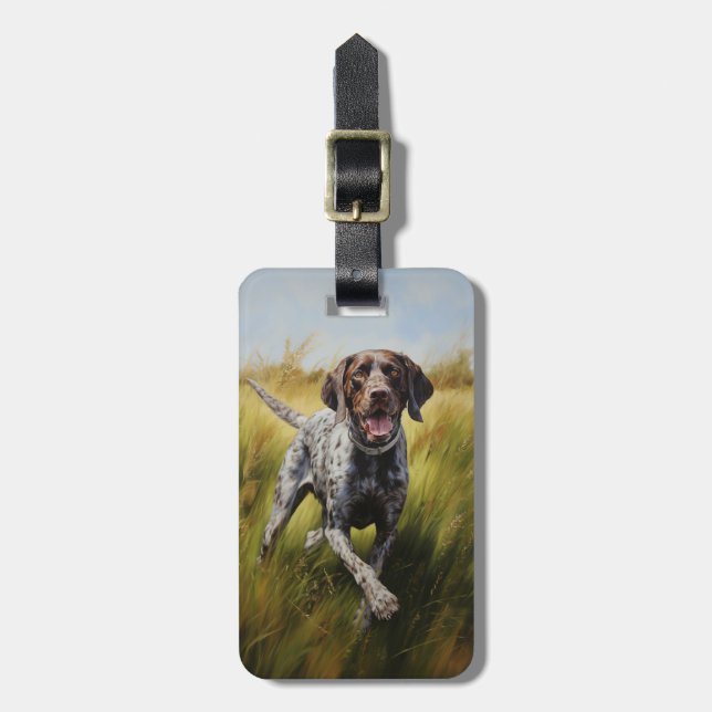 German Shorthaired Pointer Luggage Tag (Front Vertical)