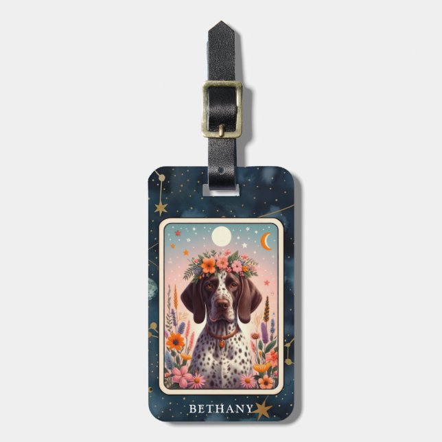 German Shorthaired Pointer Luggage Tag (Front Vertical)