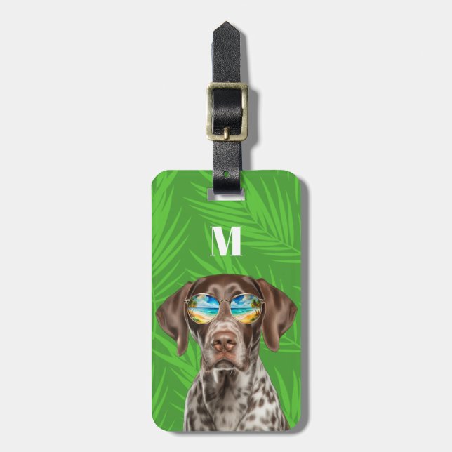 German Shorthaired Pointer Luggage Tags (Front Vertical)